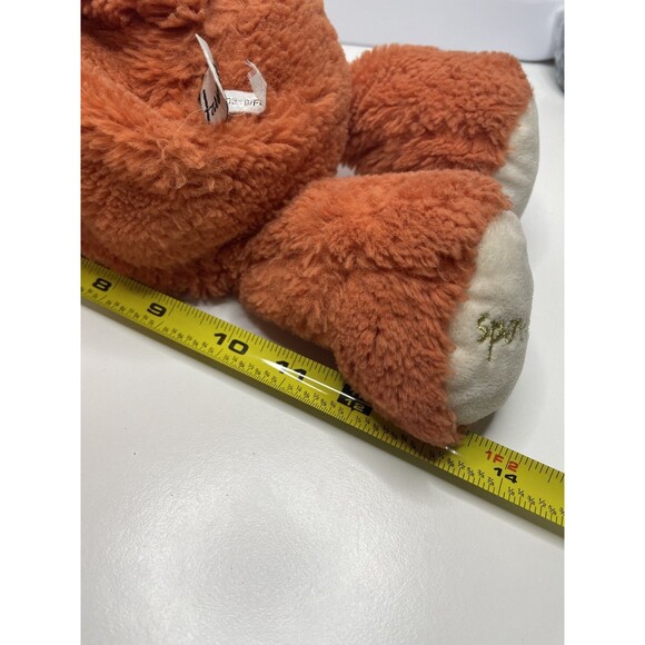 Harrods London Woodland Fox Plush 14” Cinnamon Fur Green Logo Bow soft - Picture 7 of 8